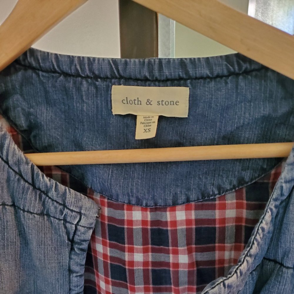 Cloth & Stone Chambray Jacket - Picture 4 of 8
